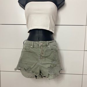 High waisted shorts